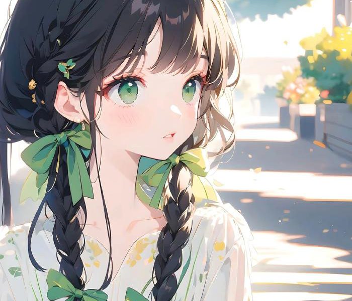 anh anime cute khung cảnh nhẹ nhàng