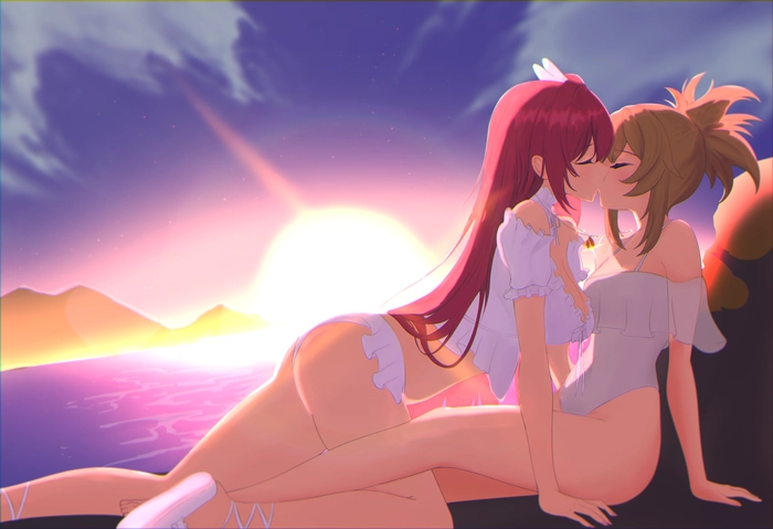 anh anime hôn nhau 21