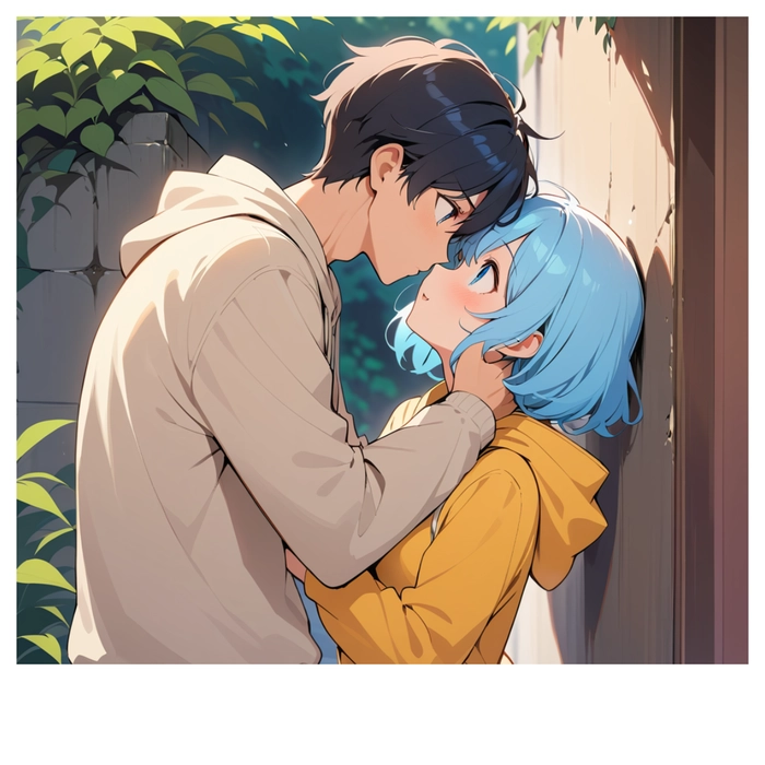 anh anime hôn nhau 4