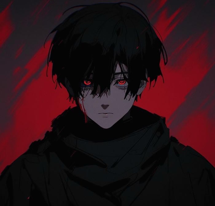 anh anime nam buon ánh nhìn xa xam