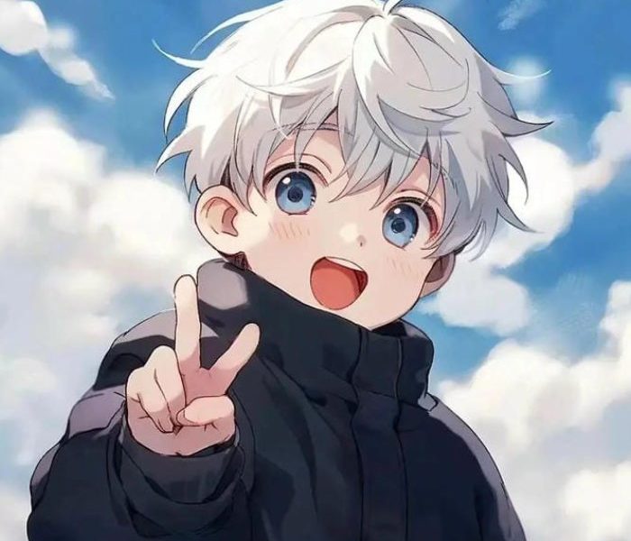 anh anime nam chibi mang net dễ thương