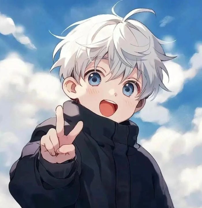 anh anime nam chibi mang net dễ thương