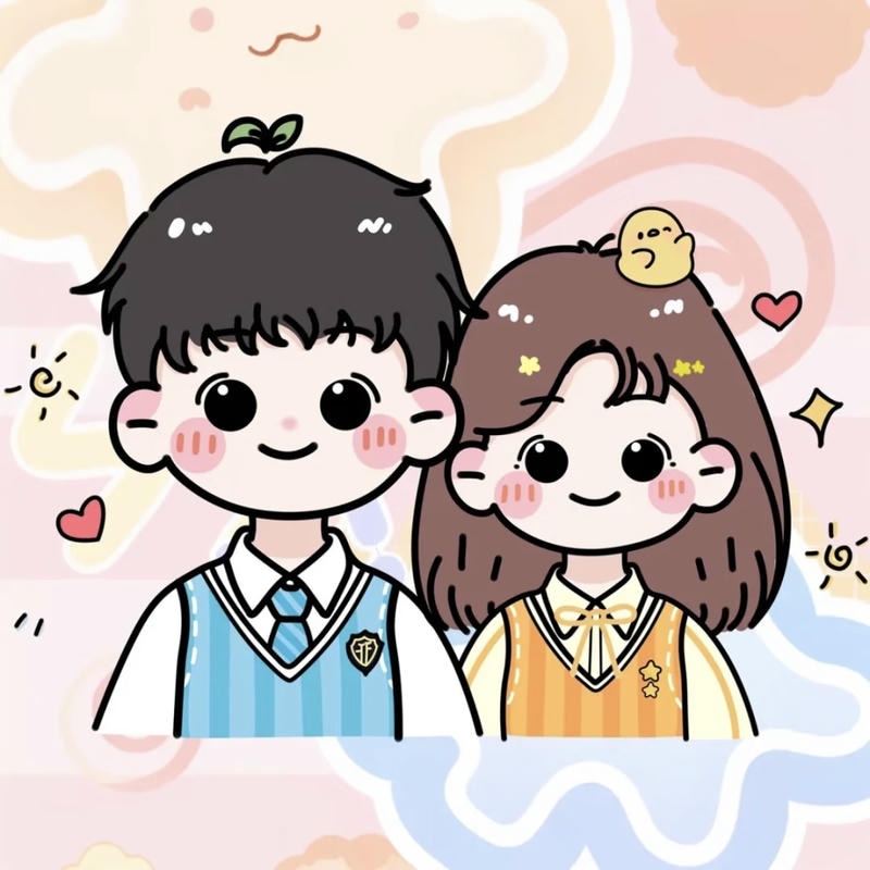 anh chibi đời phong cách tinh yeu nhẹ nhàng