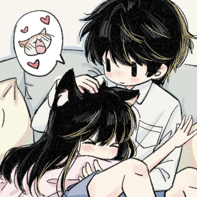 anh chibi đời tinh nhan phong cách dễ thương