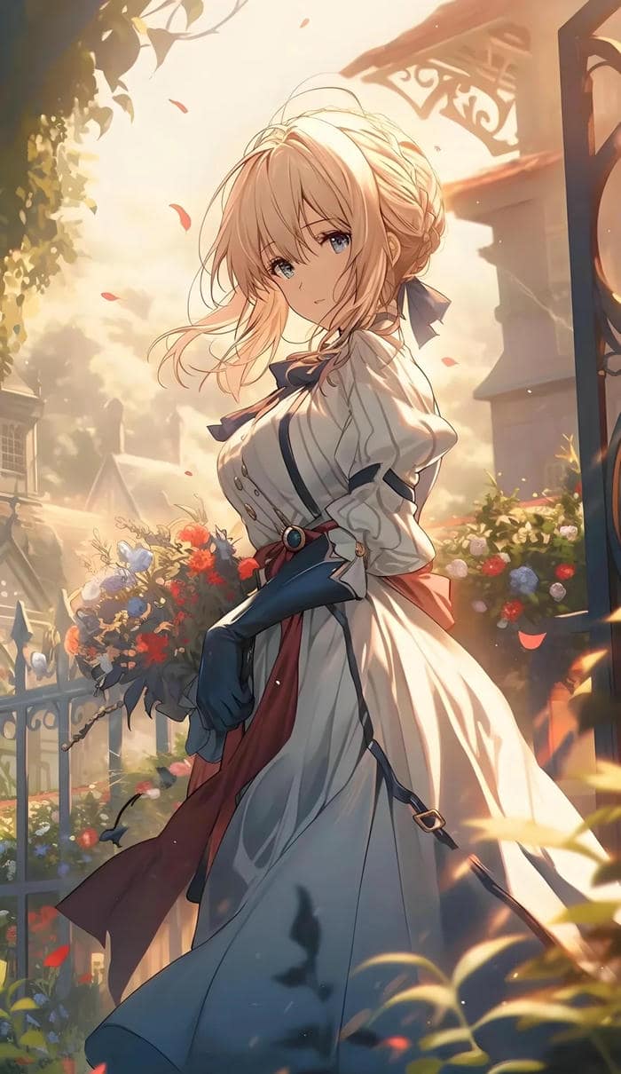 anh hình nền anime nu cực cuốn hút