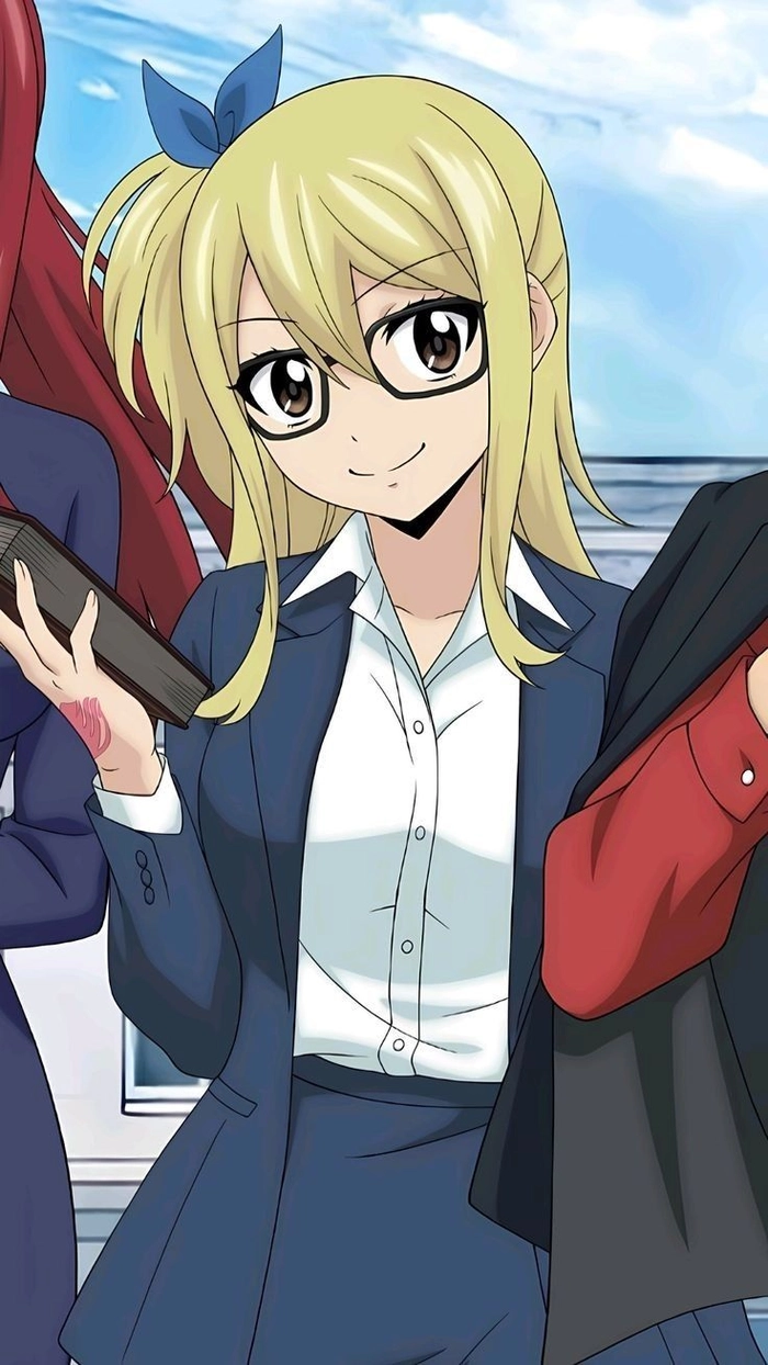 anh lucy heartfilia học đường