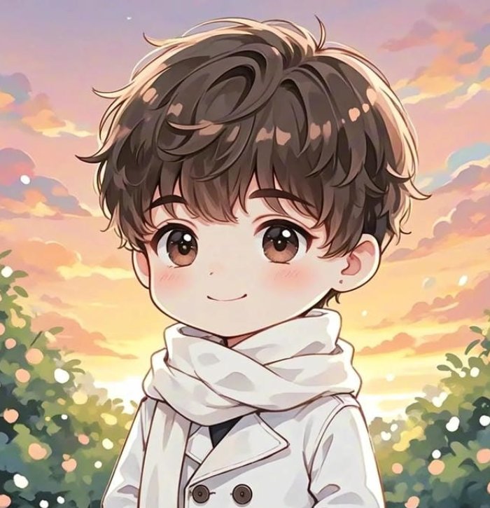 ánh mắt de nhin ảnh anime nam chibi