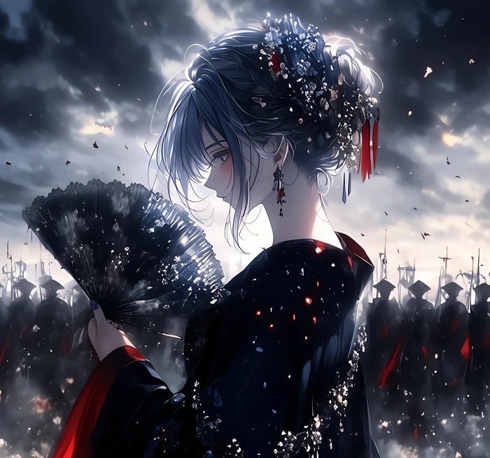 ánh mắt kien dinh anime girl lạnh lùng cá tính