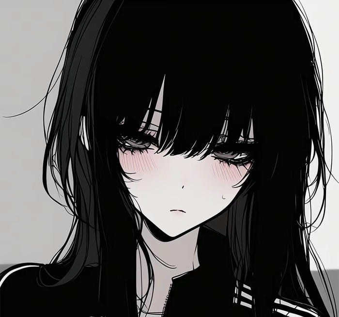 anime girl lạnh lùng cá tính phong thái mạnh mẽ