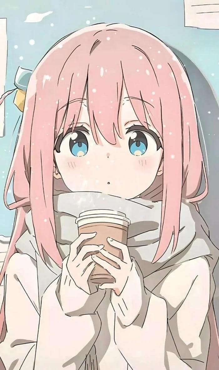 cảm xúc nhẹ nhàng hình nền anime nu