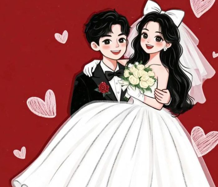 canh le thanh hon ảnh co dau chu re anime