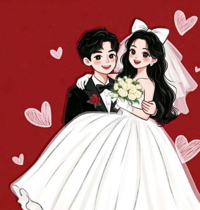 canh le thanh hon ảnh co dau chu re anime