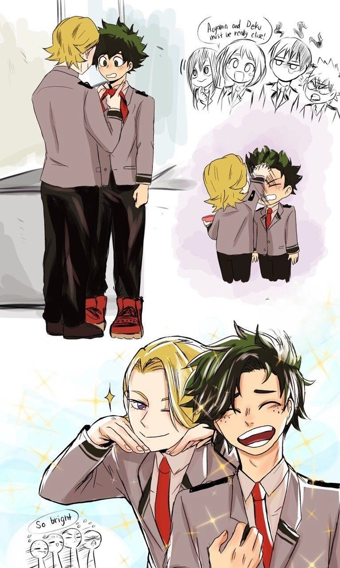 deku x aoyama đáng yêu