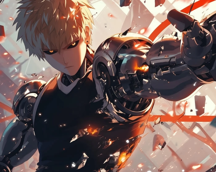 hình Genos anime