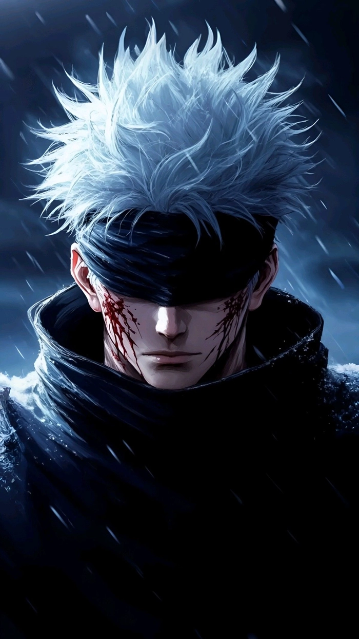 hình ảnh anime gojo bi thuong