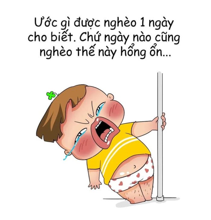 hình meme ngheo khoc rong trong long