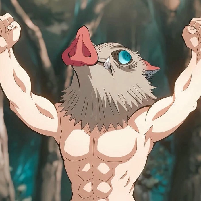 inosuke pose ngầu lỏi