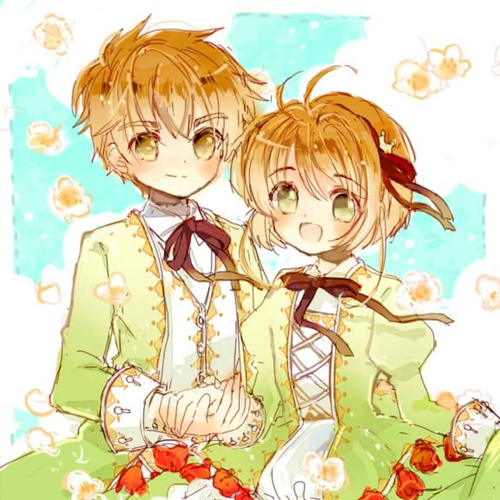 sakura x li syaoran chibi dễ thương